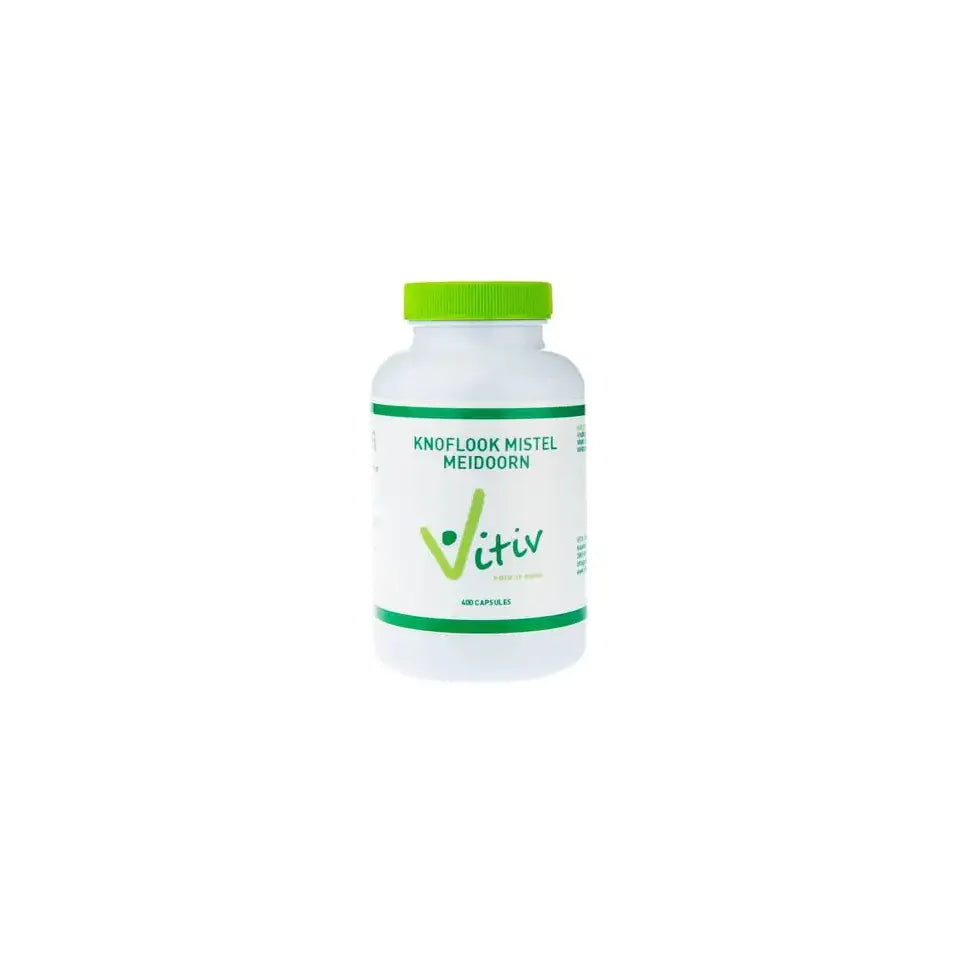 Vitiv Knoflook mistel meidoorn 400 capsules