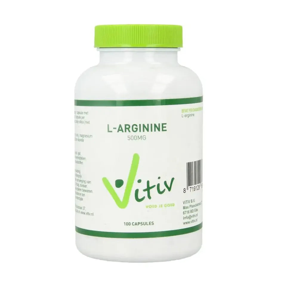 Vitiv L-arginine 500 mg 100 capsules