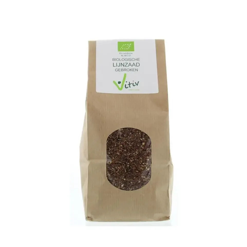 Vitiv Lijnzaad gebroken 500 gram