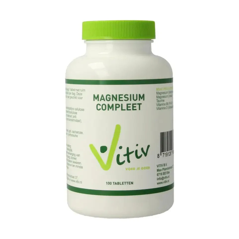 Vitiv Magnesium complex met taurine 100 tabletten