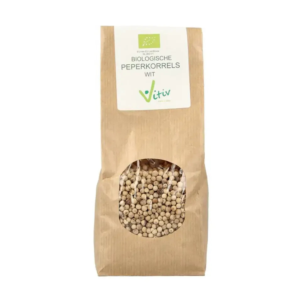 Vitiv Peper korrels wit biologisch 250 g