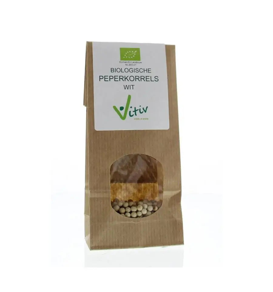 Vitiv Peperkorrels wit 40 gram