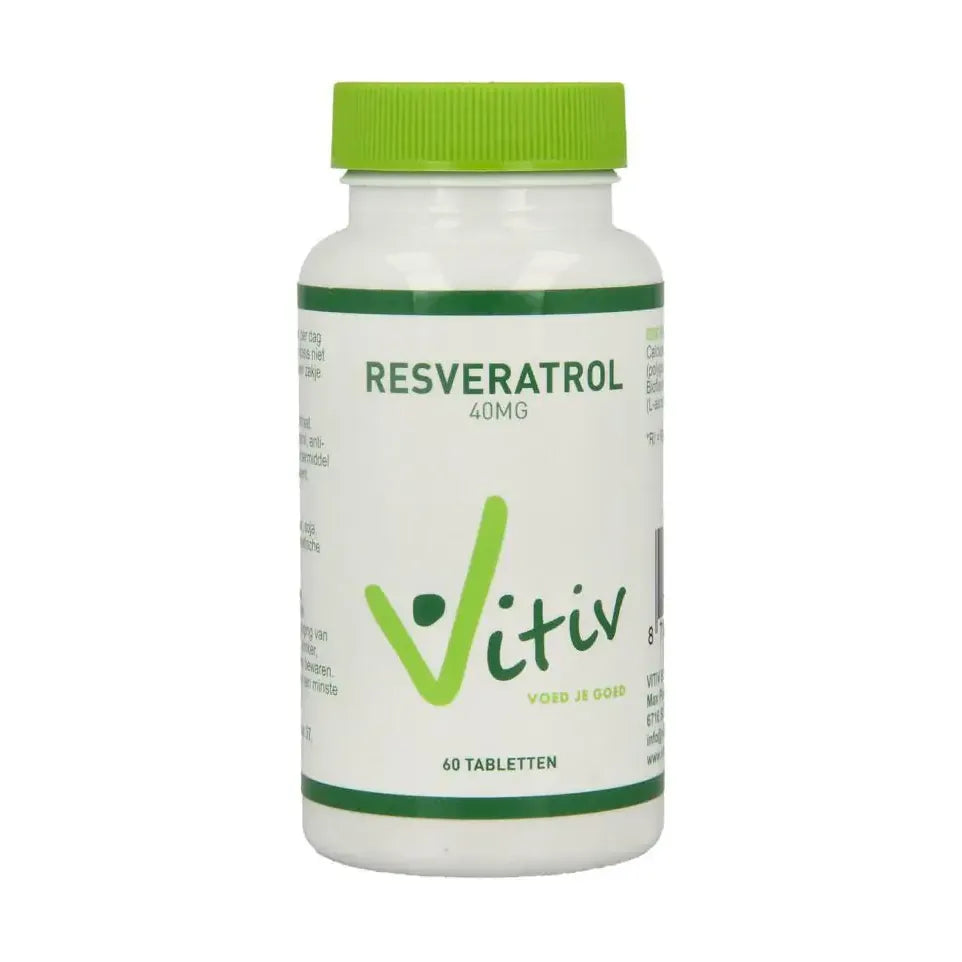 Vitiv Resveratrol 40 mg 60 tabletten