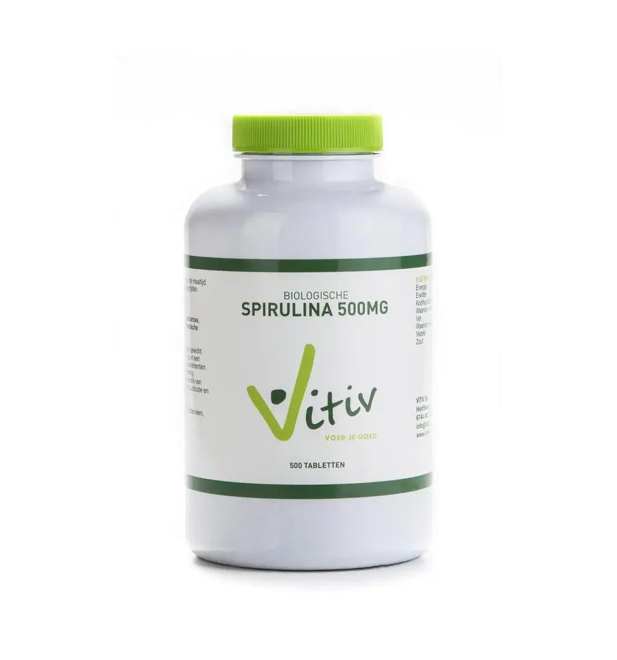 Vitiv Spirulina 500 mg 250 tabletten