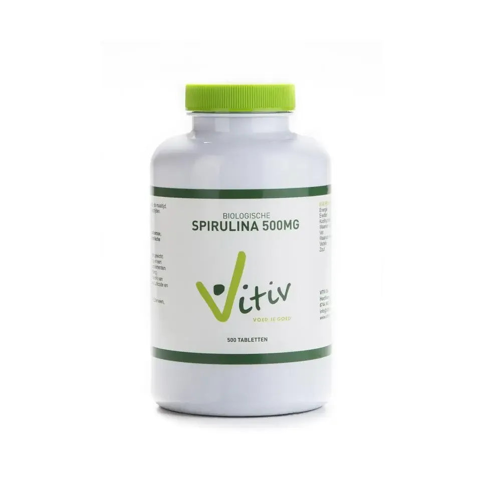 Vitiv Spirulina 500 mg 500 tabletten