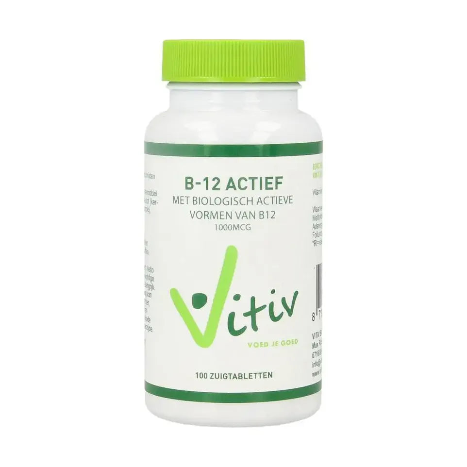 Vitiv Vitamine B12 actief 100 zuigtabletten