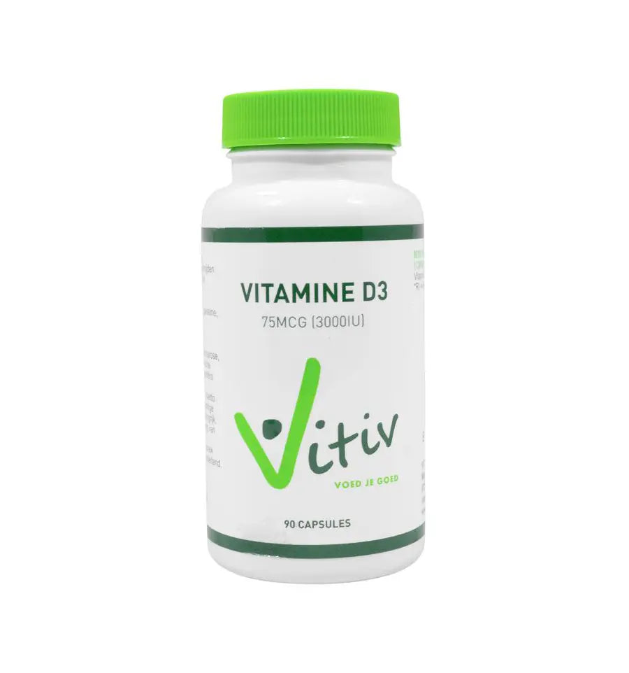 Vitiv Vitamine D3 75 mcg 90 softgels