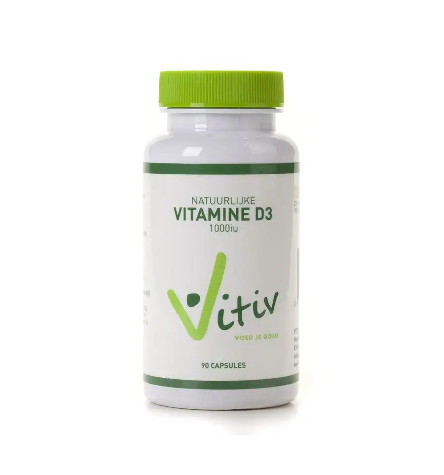 Vitiv Vitamine D3 25 mcg 90 capsules