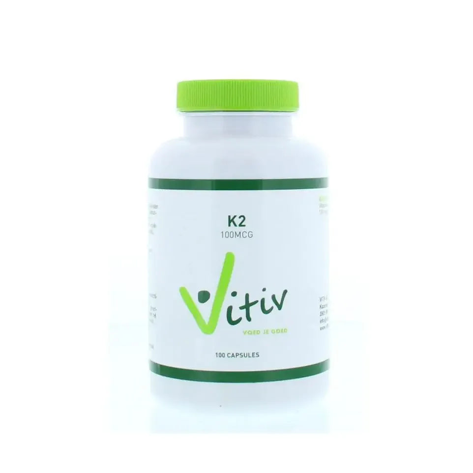 Vitiv Vitamine K2 100 mcg 100 capsules