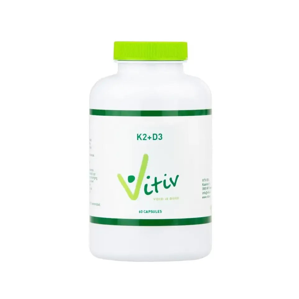 Vitiv Vitamine K2 (MK7) + D3 60 capsules