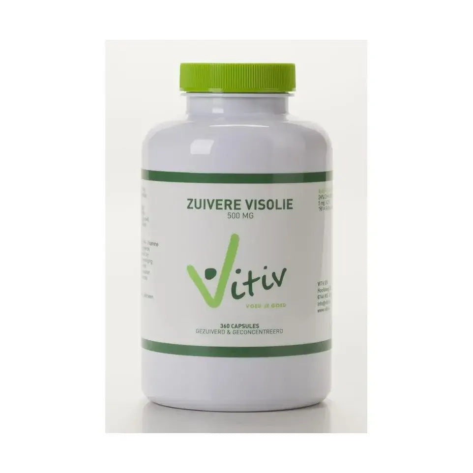 Vitiv Zuivere visolie 500 mg 100 capsules