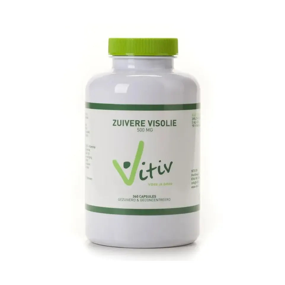 Vitiv Zuivere visolie 500 mg 360 capsules