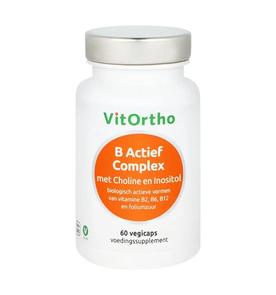 Vitortho B Actief complex formule met choline en inositol 60 vcaps