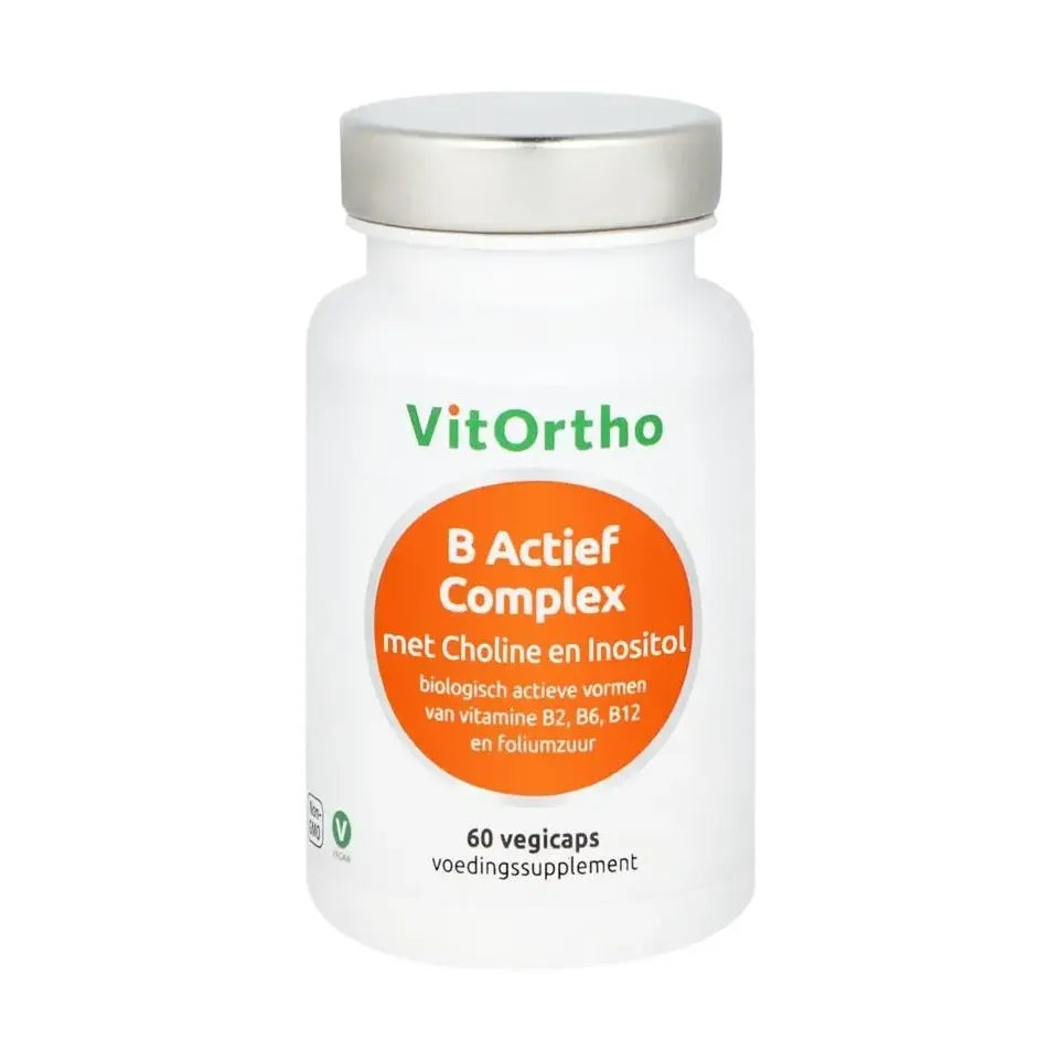Vitortho B Actief complex formule met choline en inositol 60 vcaps