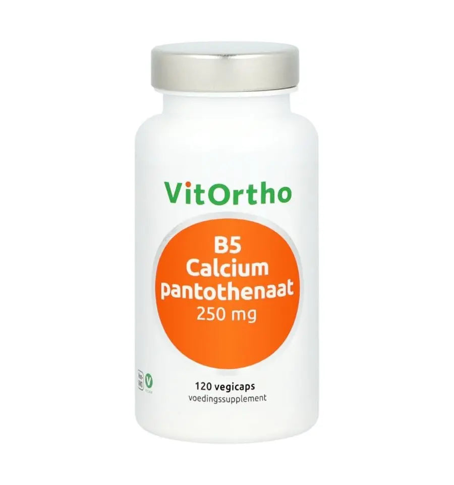 Vitortho B5 calcium pantothenaat 250 mg 120 vcaps
