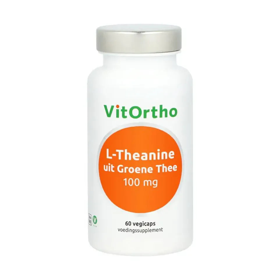 Vitortho L-Theanine uit groene thee 100 mg 60 vcaps