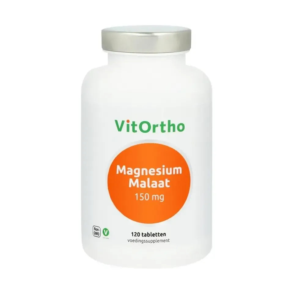 Vitortho Magnesium malaat 150 mg 120 tabletten