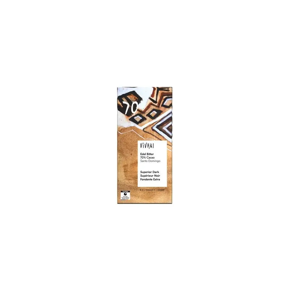Vivani super dark 70% s do biologisch 80 gram