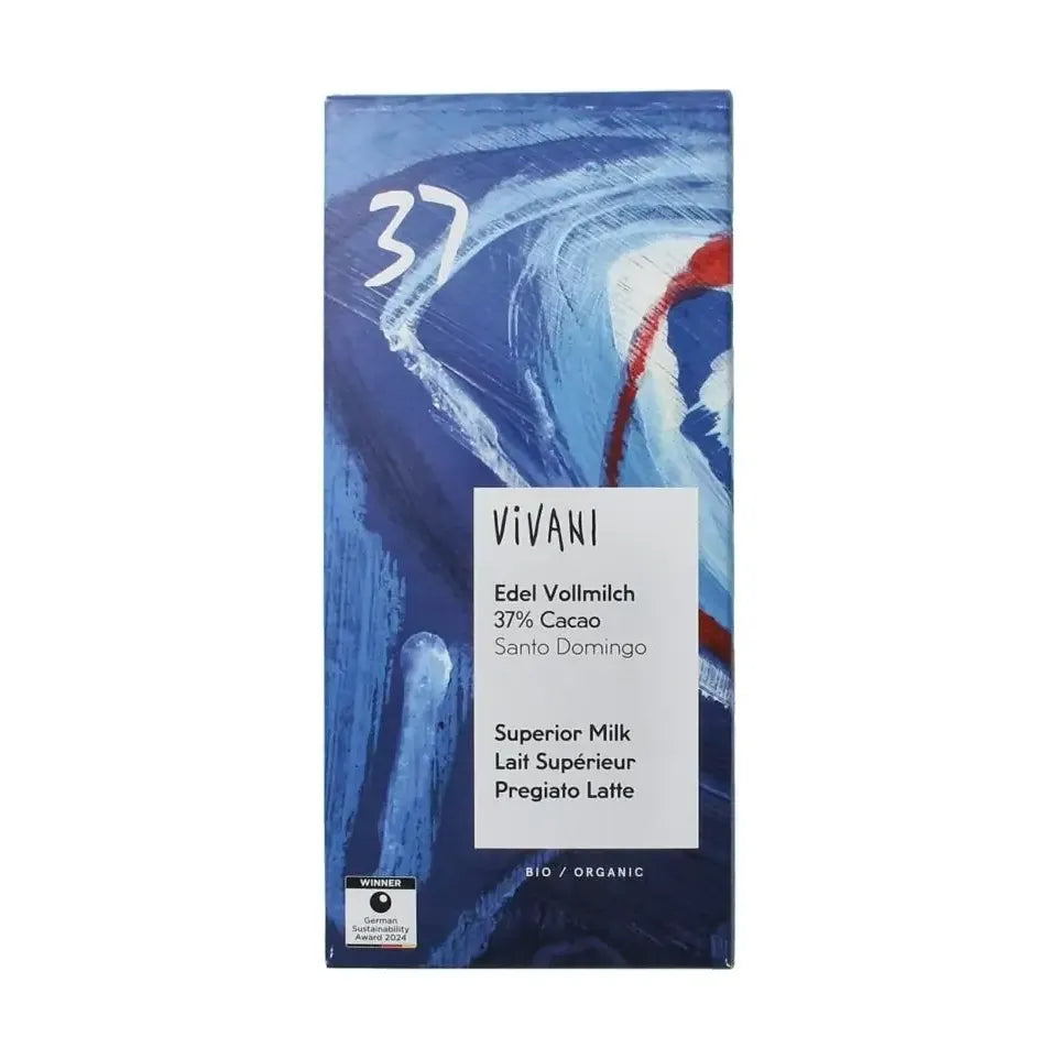 Vivani super milk 37% biologisch 80 gram