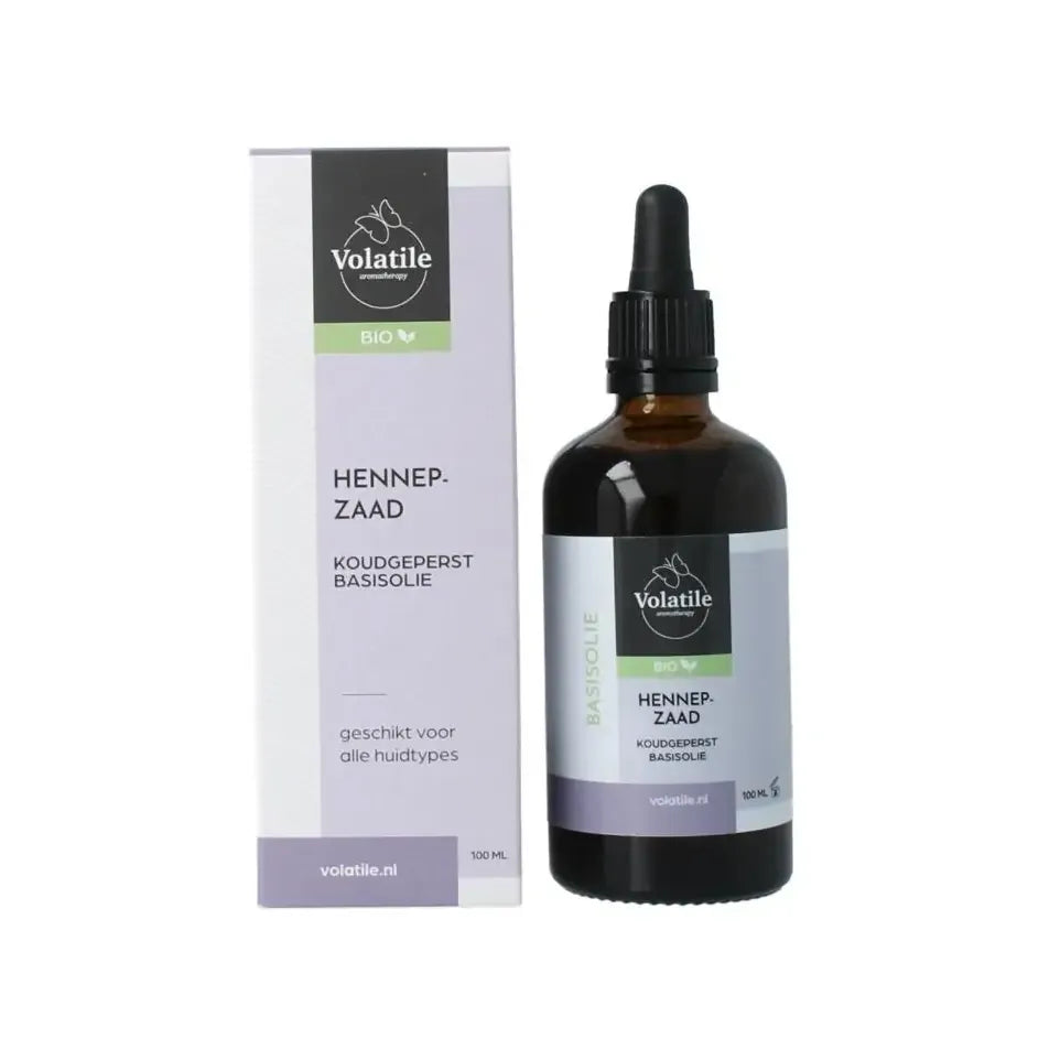Volatile Hennepzaad koudgep basisol biologisch 100 ml