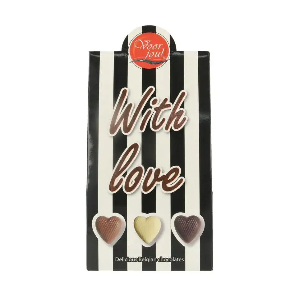 Voor Jou Cadeau doos black & white with love 100 gram