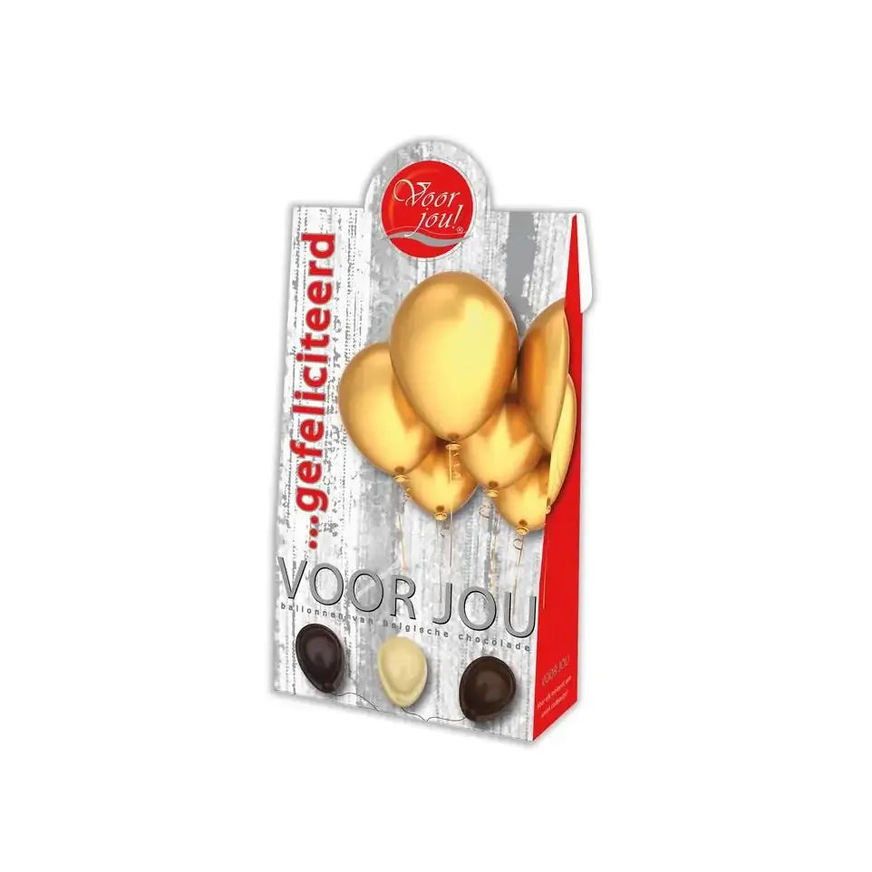 Voor Jou Cadeau doos young ballonnen gefeliciteerd 100 gram