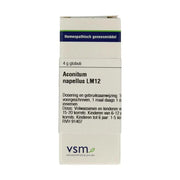 VSM Aconitum napellus LM12 4 gram globuli