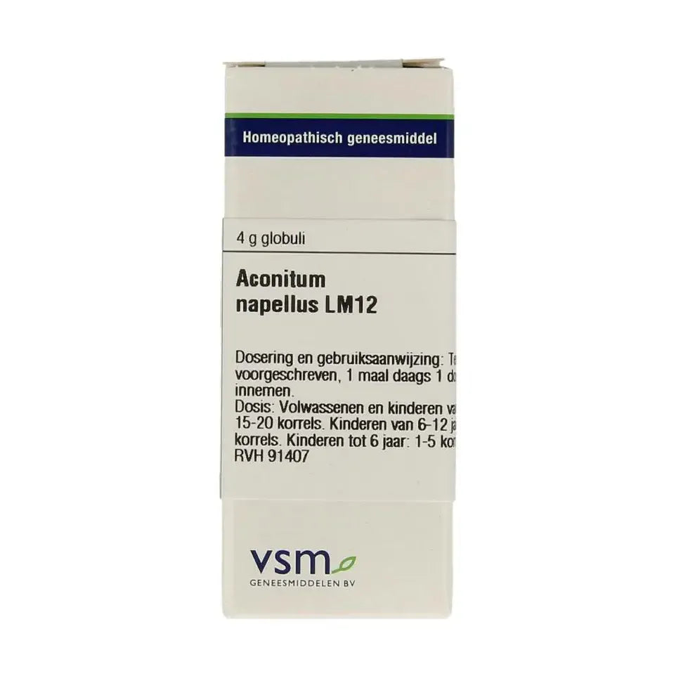VSM Aconitum napellus LM12 4 gram globuli