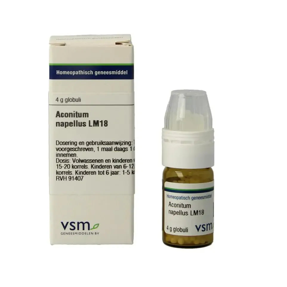 VSM Aconitum napellus LM18 4 gram globuli