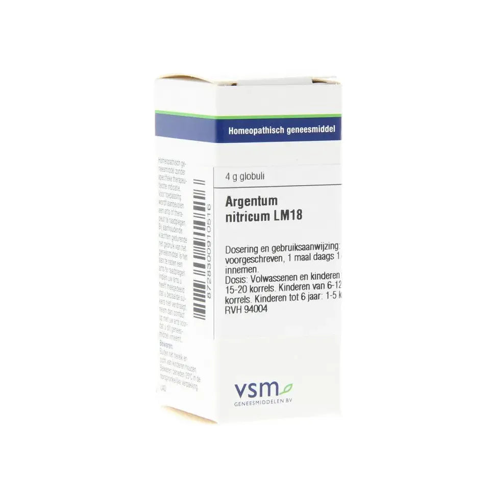 VSM Argentum nitricum LM18 4 gram globuli
