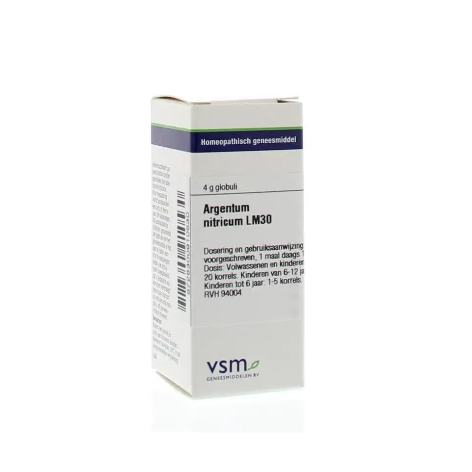 VSM Argentum nitricum LM30 4 gram globuli