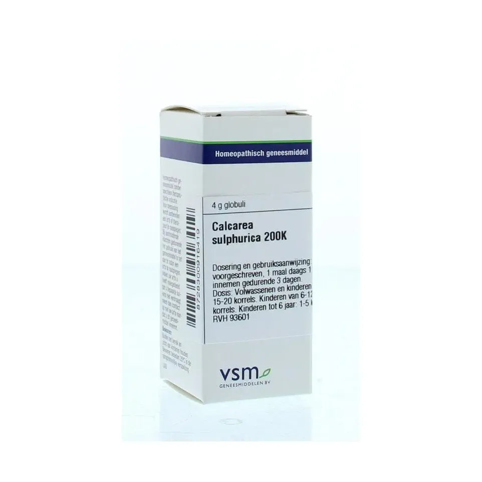 VSM Calcarea sulphurica 200K 4 gram globuli