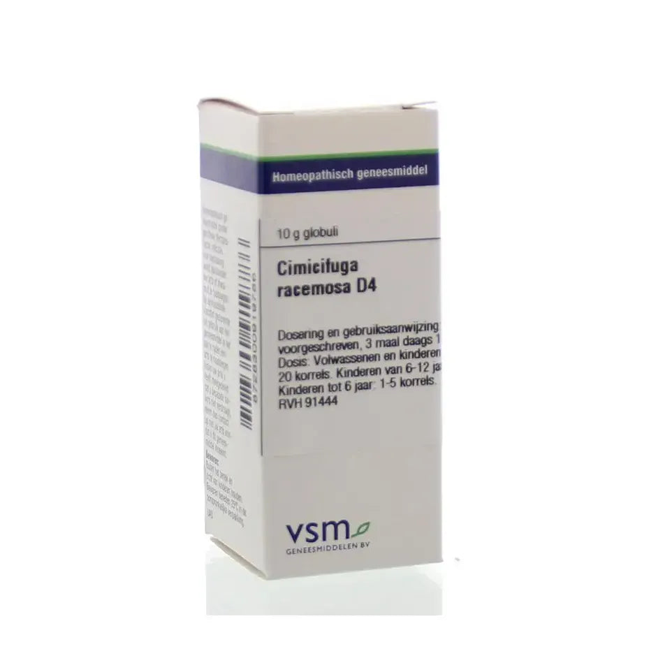 VSM Cimicifuga racemosa D4 10 gram globuli