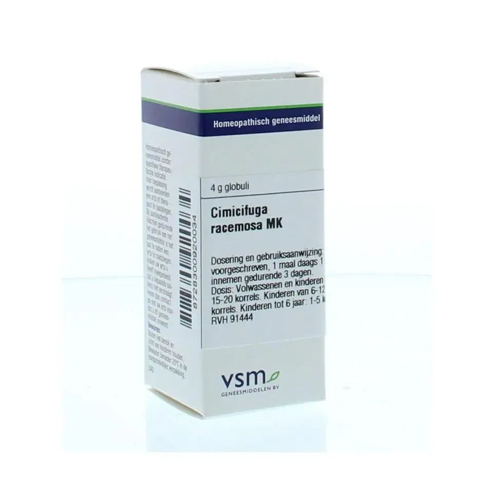 VSM Cimicifuga racemosa MK 4 gram globuli