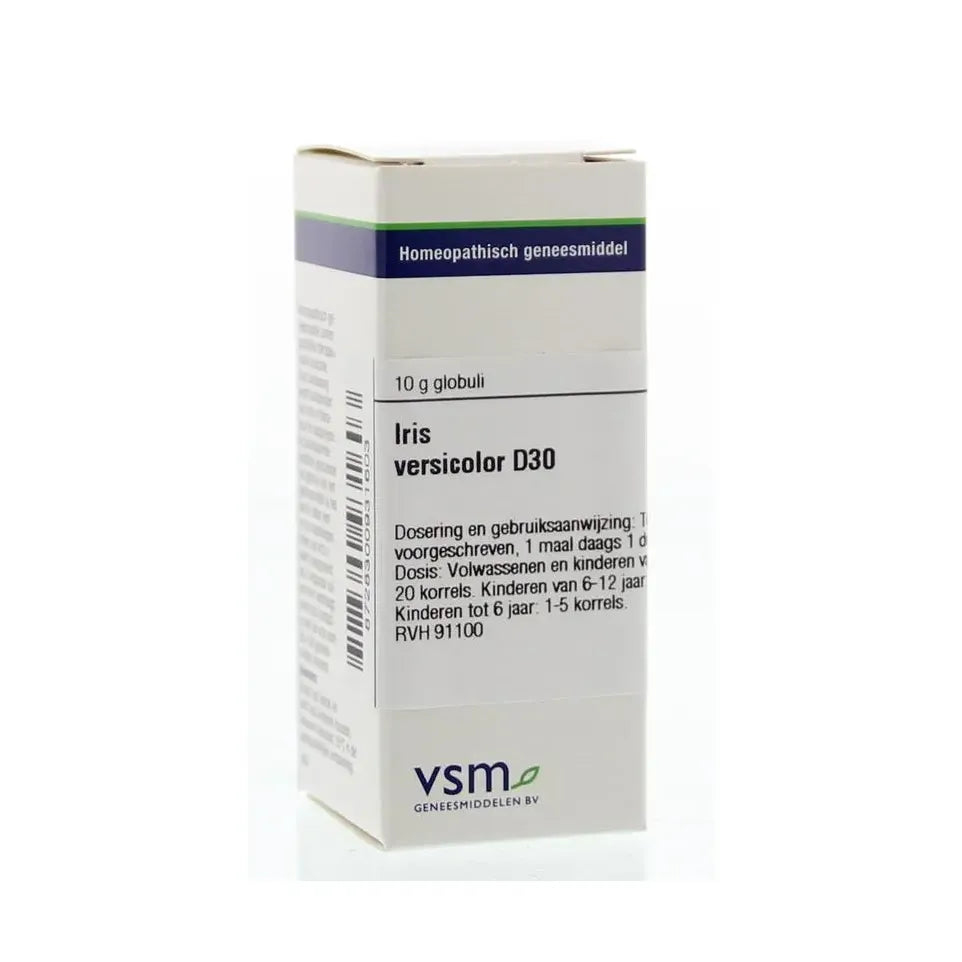VSM Iris versicolor D30 10 gram globuli