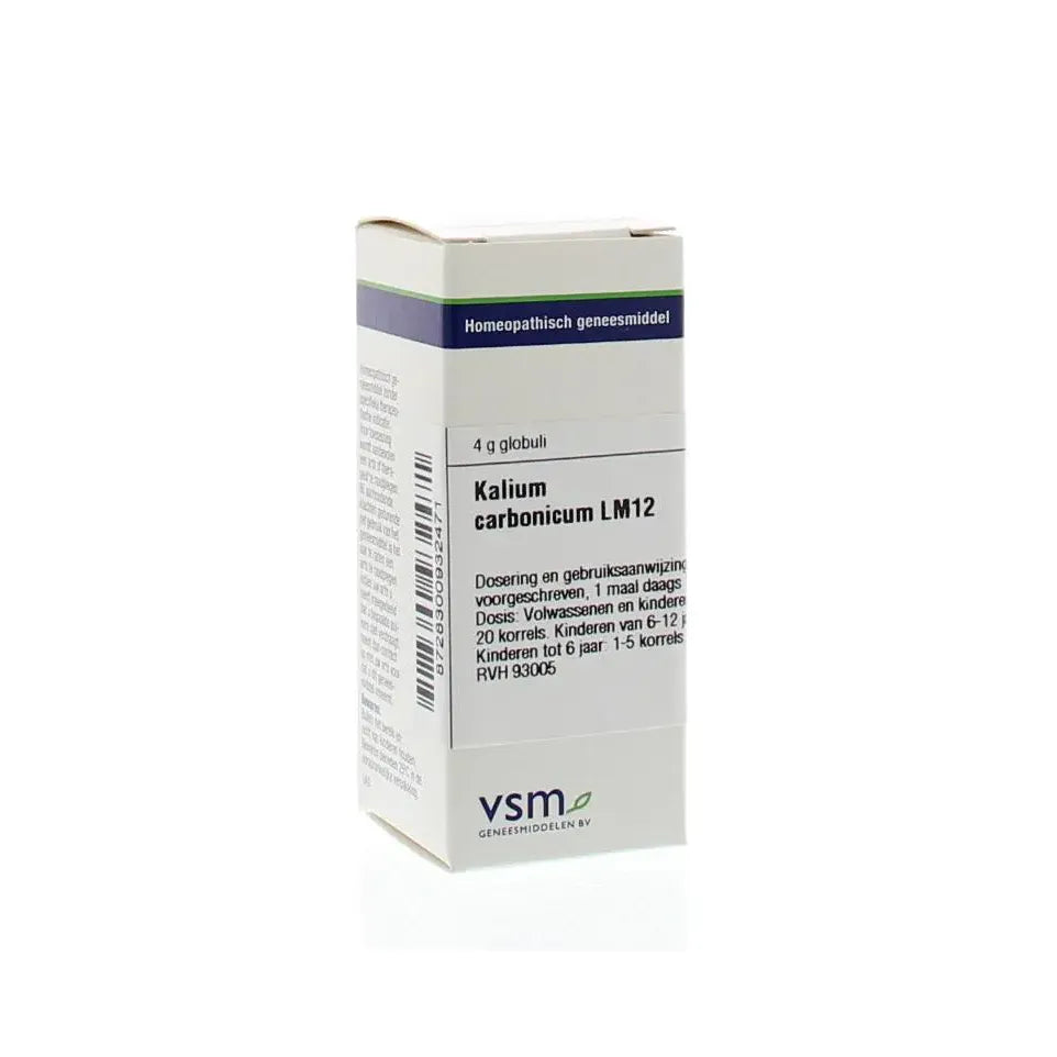 VSM Kalium carbonicum LM12 4 gram globuli