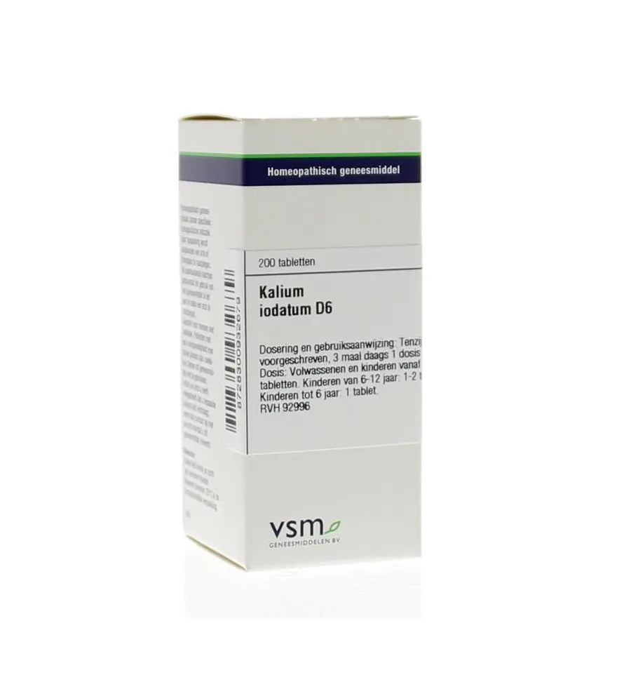 VSM Kalium iodatum D6 200 tabletten