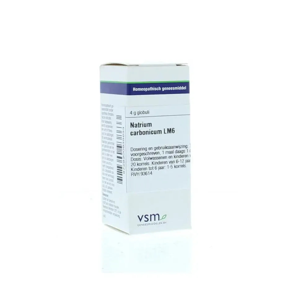 VSM Natrium carbonicum LM6 4 gram globuli