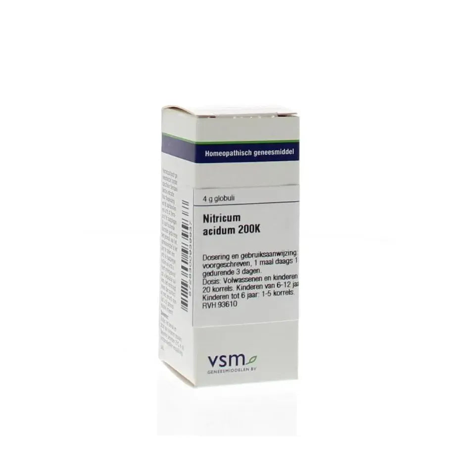 VSM Nitricum acidum 200K 4 gram globuli