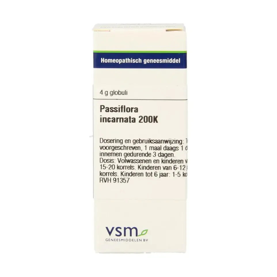VSM Passiflora incarnata 200K 4 gram globuli