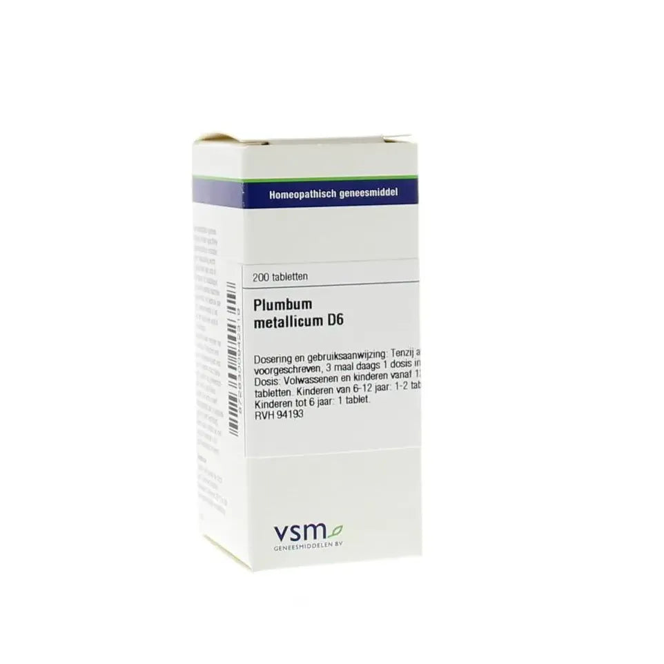 VSM Plumbum metallicum D6 200 tabletten