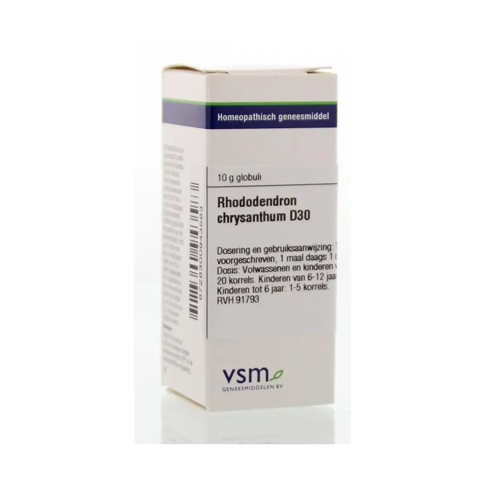 VSM Rhododendron chrysanthum D30 10 gram globuli