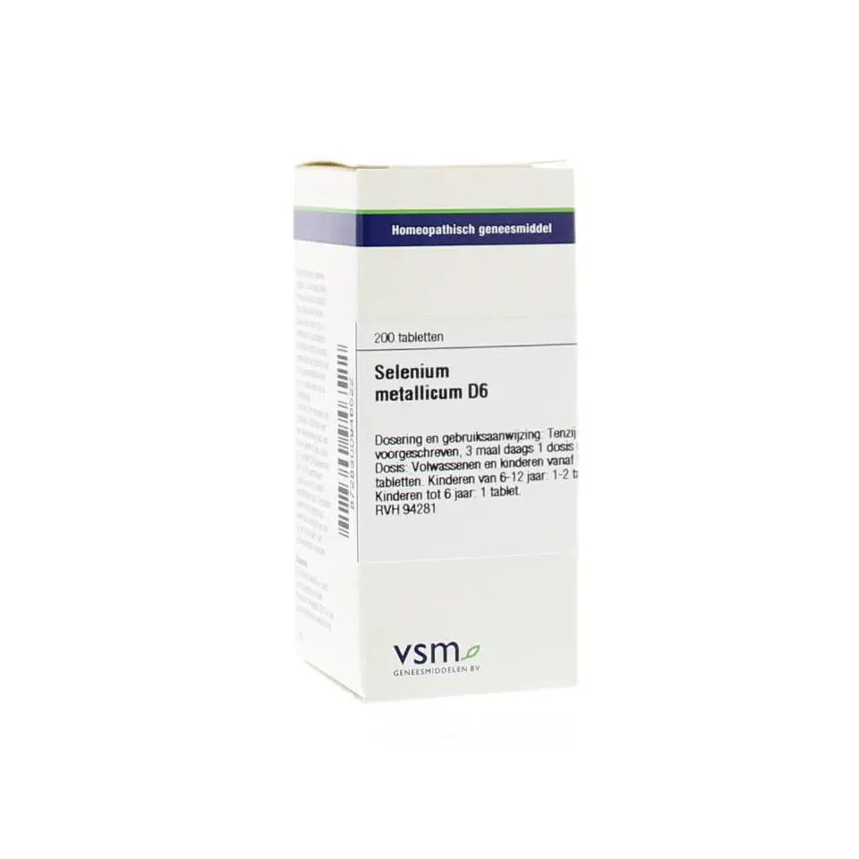 VSM Selenium metallicum D6 200 tabletten