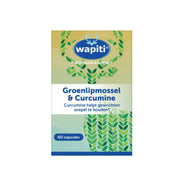 Wapiti Groenlipmossel & curcuma 60 capsules