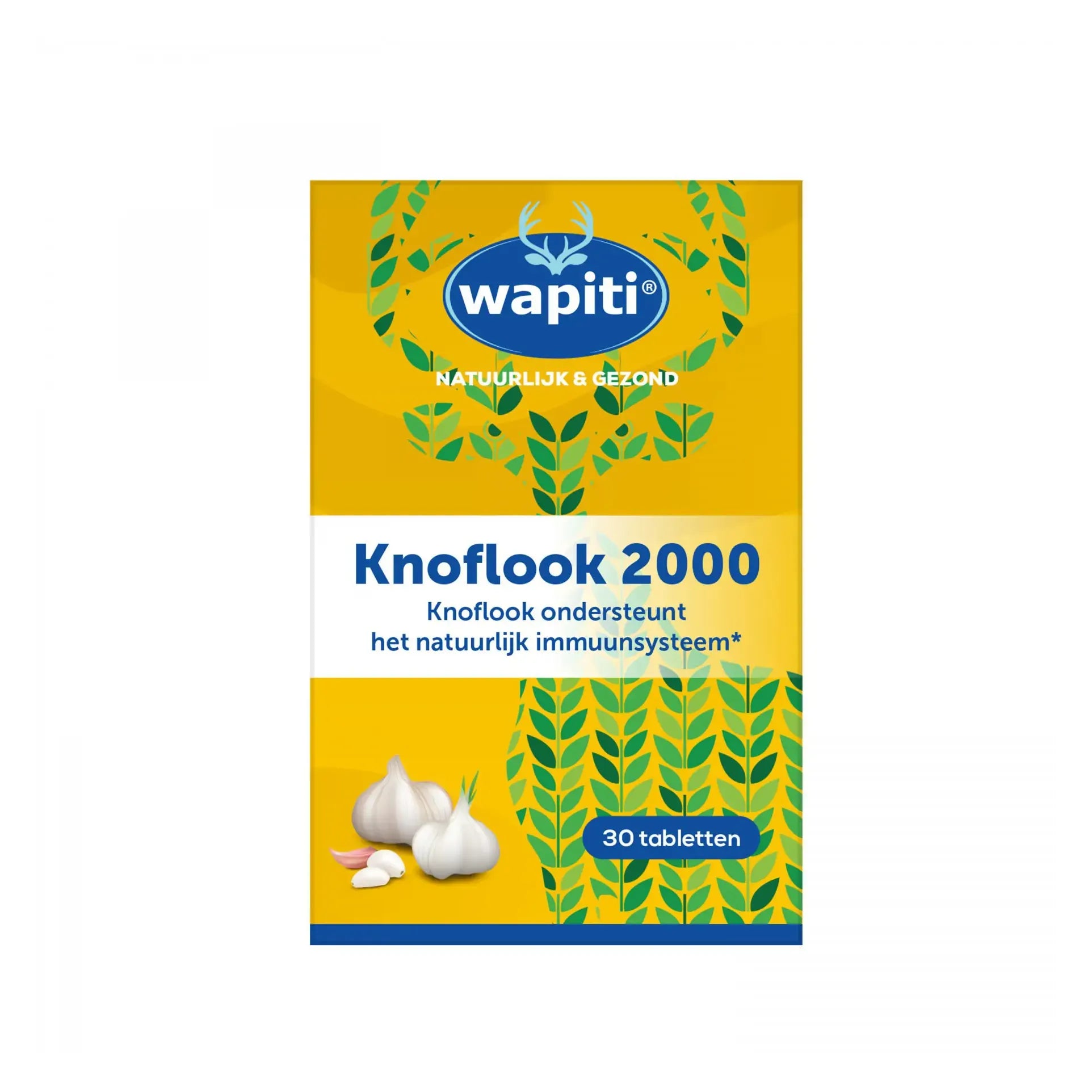 Wapiti Knoflook 2000 30 tabletten