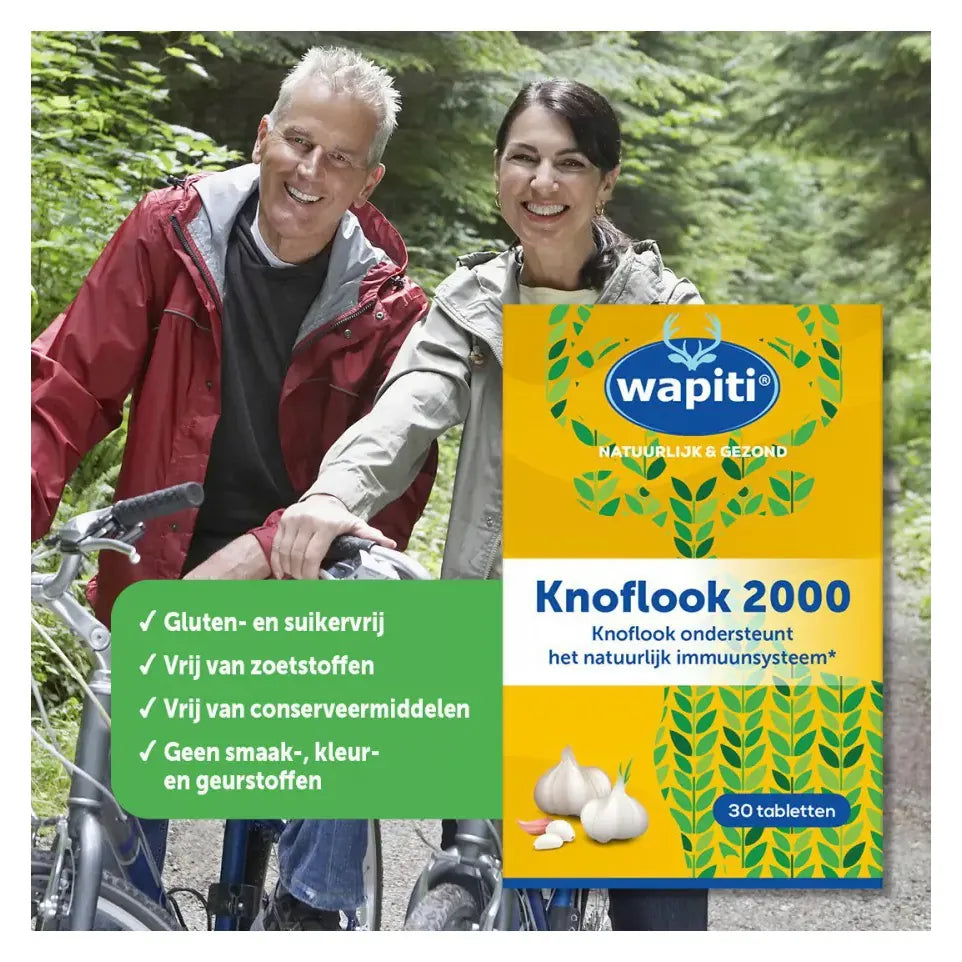 Wapiti Knoflook 2000 30 tabletten