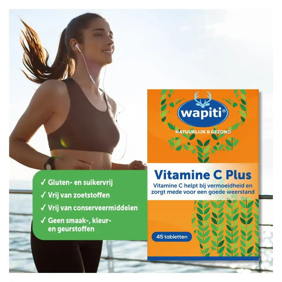 Wapiti Vitamine C plus 1000 mg 45 tabletten