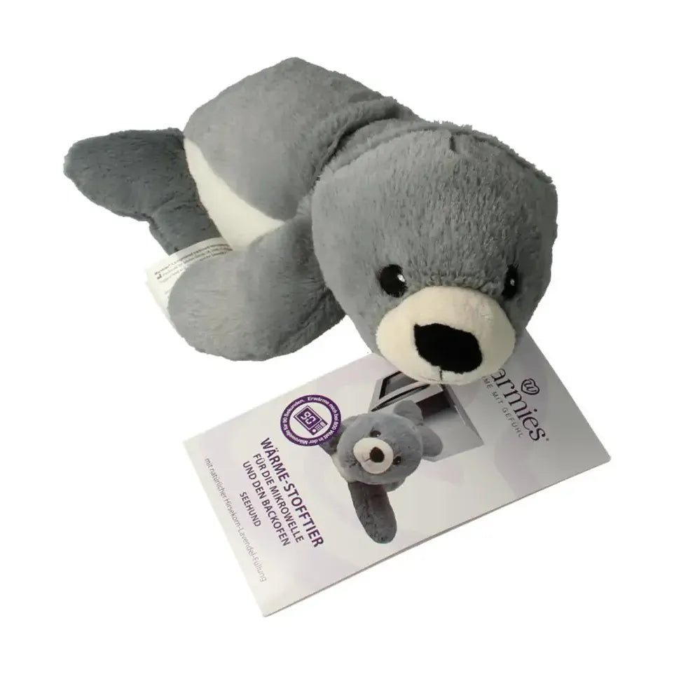 Warmies Zeehond grijs