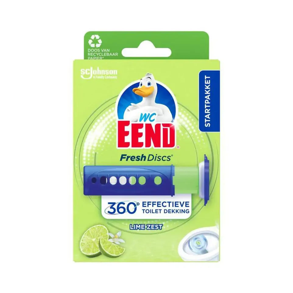 WC Eend fresh disk houder lime 36 ml