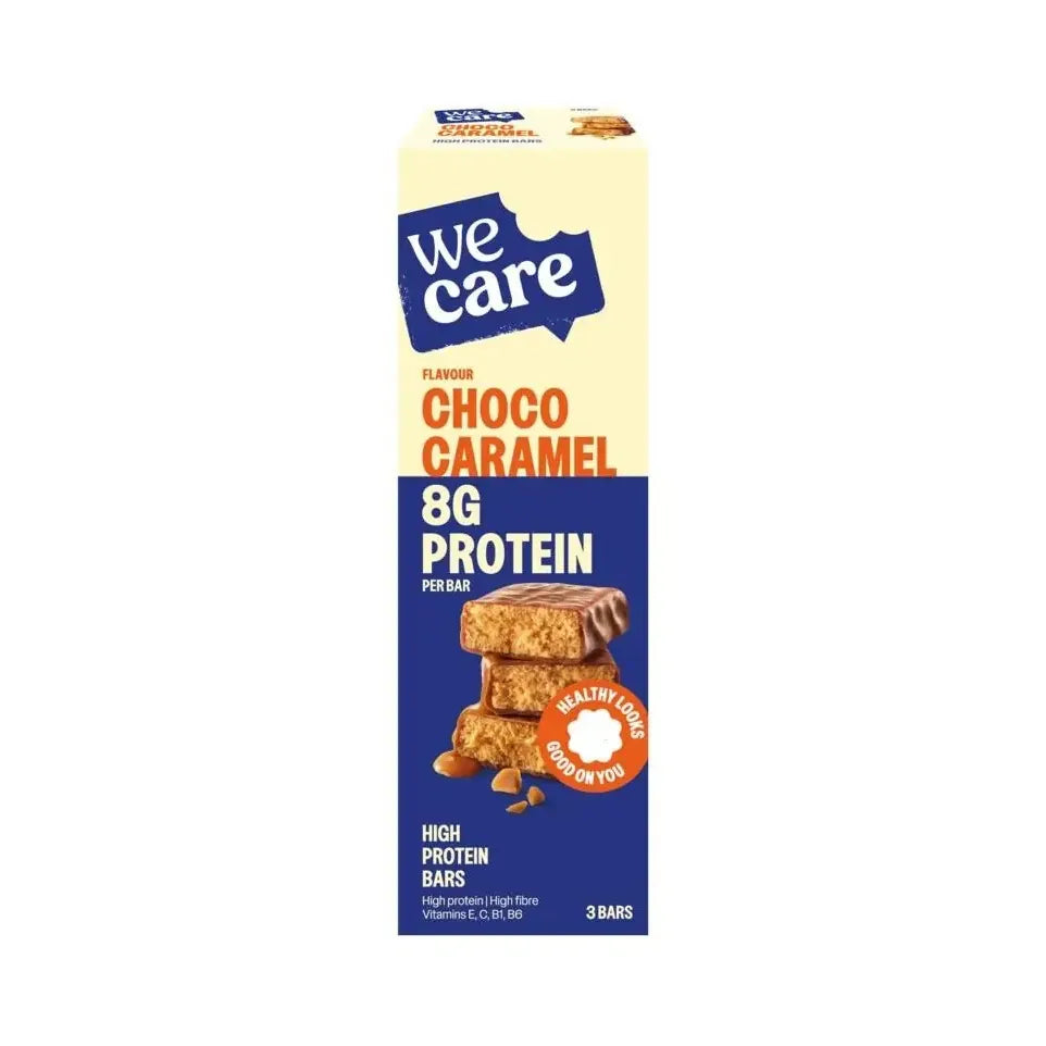 Wecare Bars choco caramel 81 gram